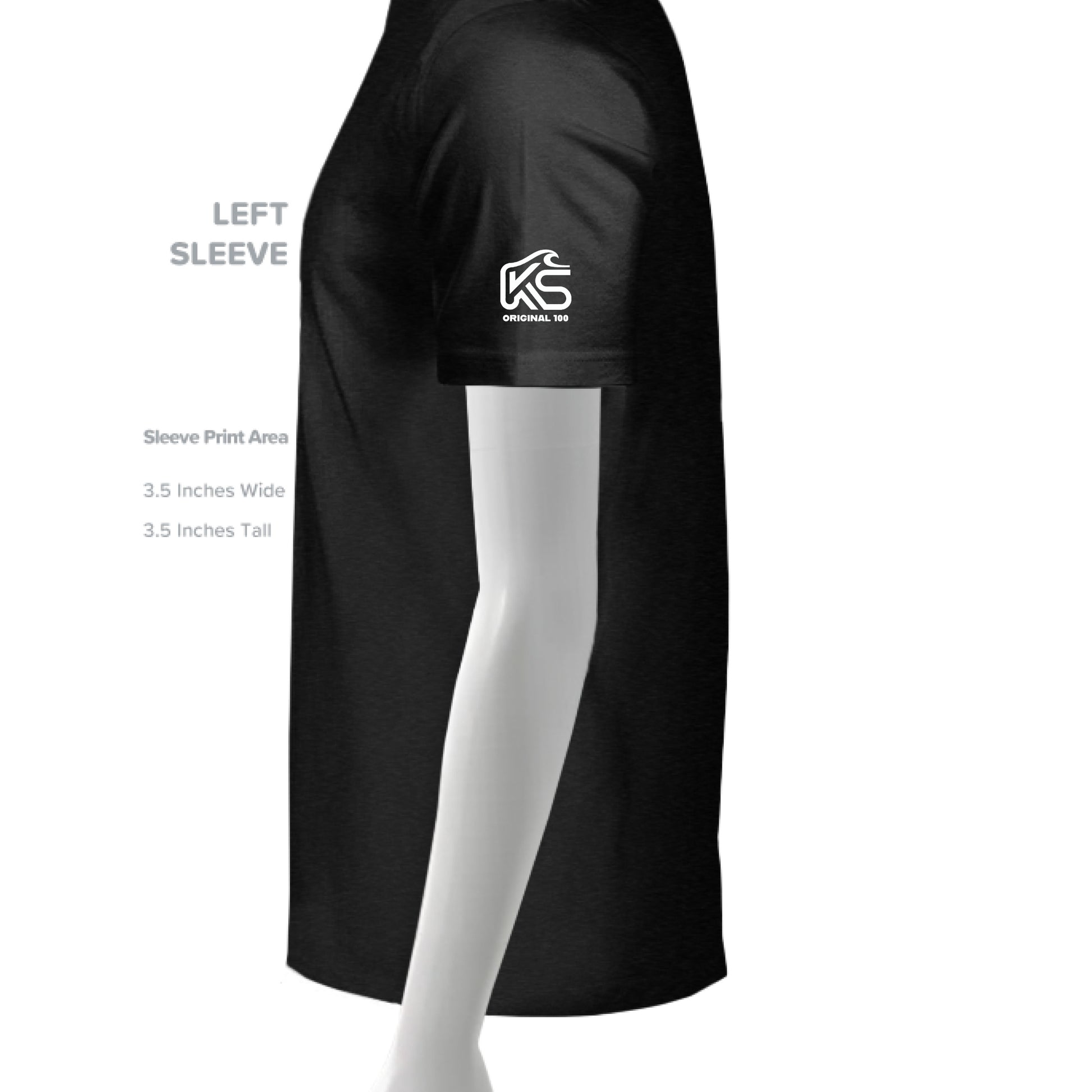 BLK HTHR TRIBLND - SLEEVE_LEFT